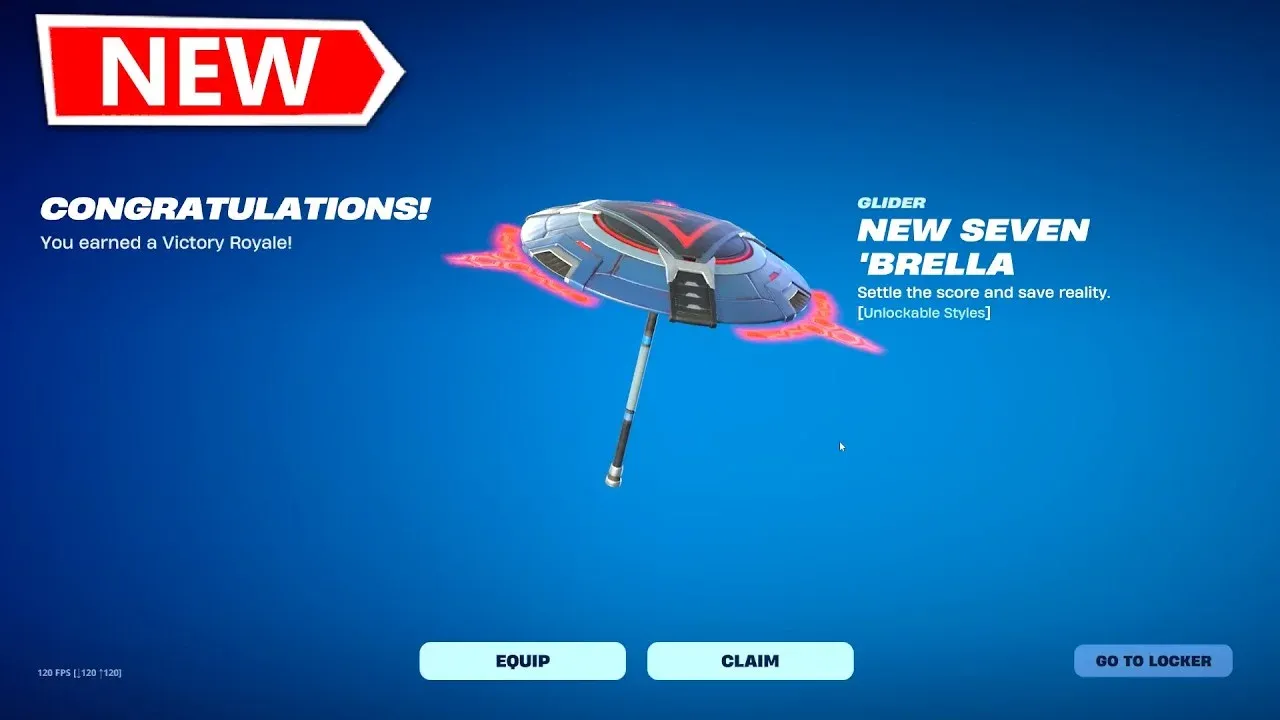 New Seven 'Brella in deinem Locker