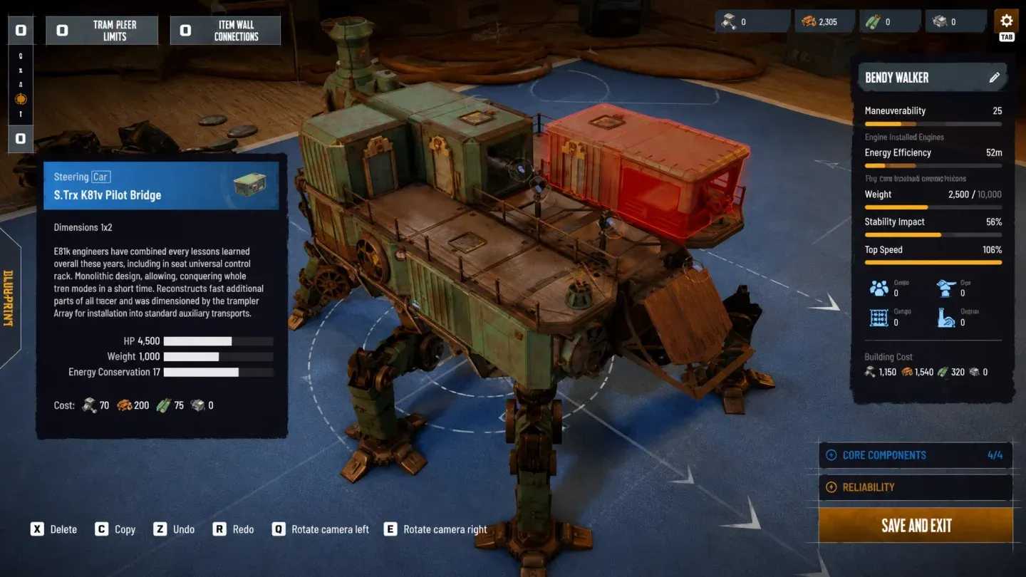 Turret deck placement