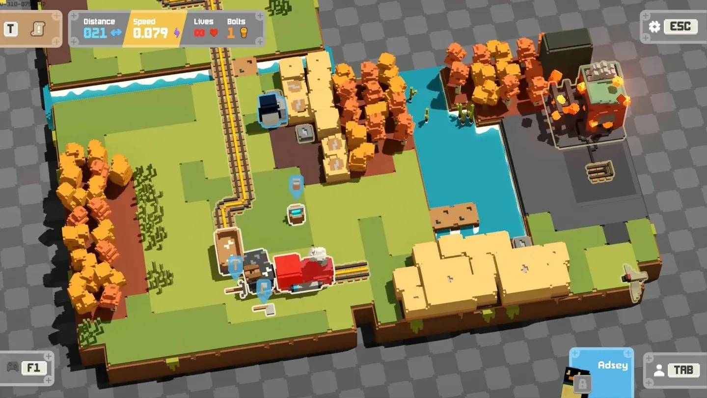 Biome path selection screen