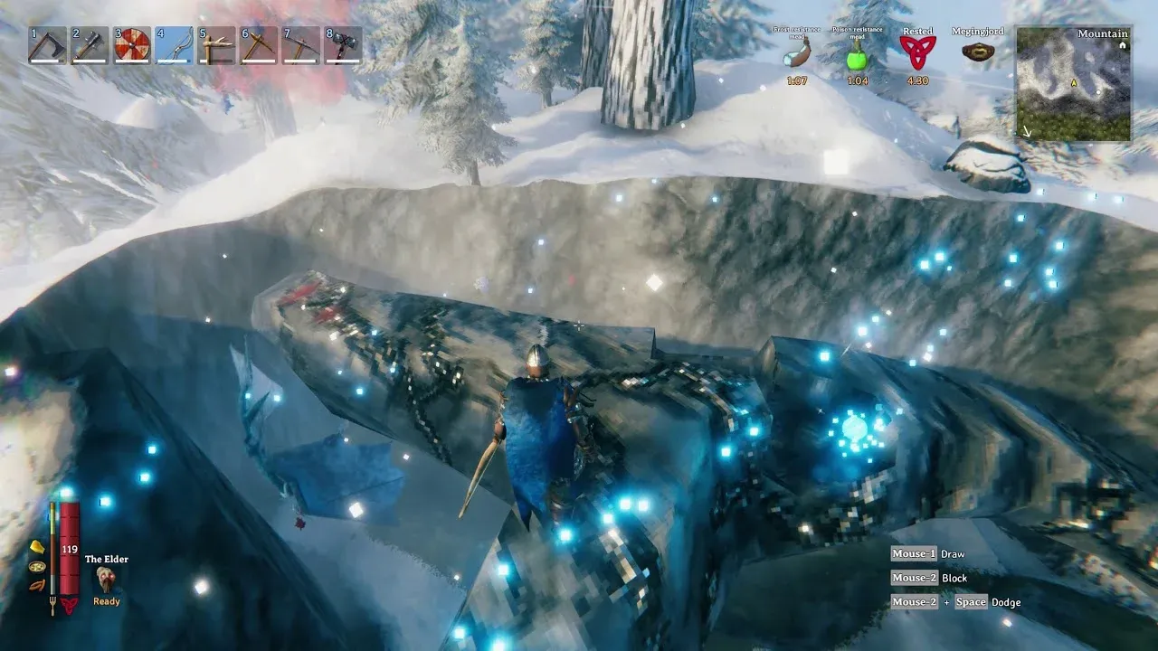 Mountain biomes Silver mining