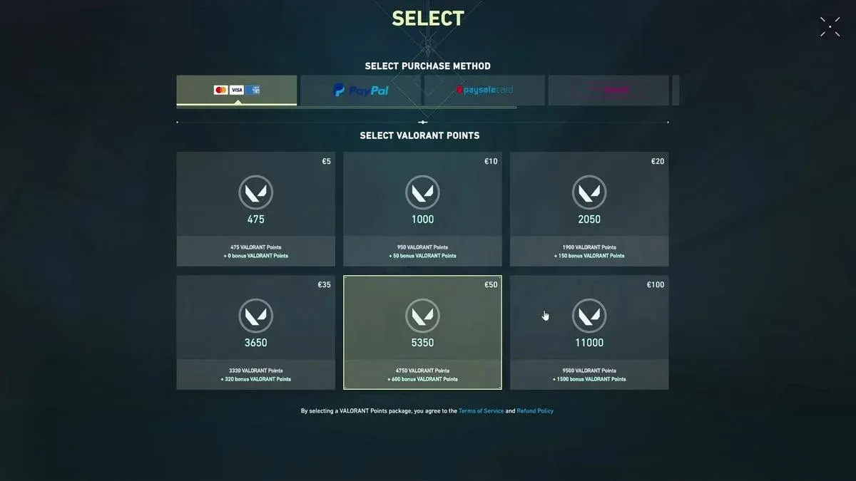 VP pricing in the store