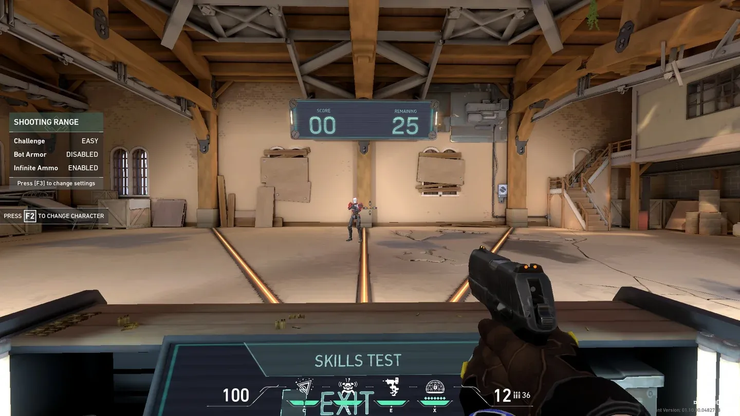 训练场培养瞄准习惯