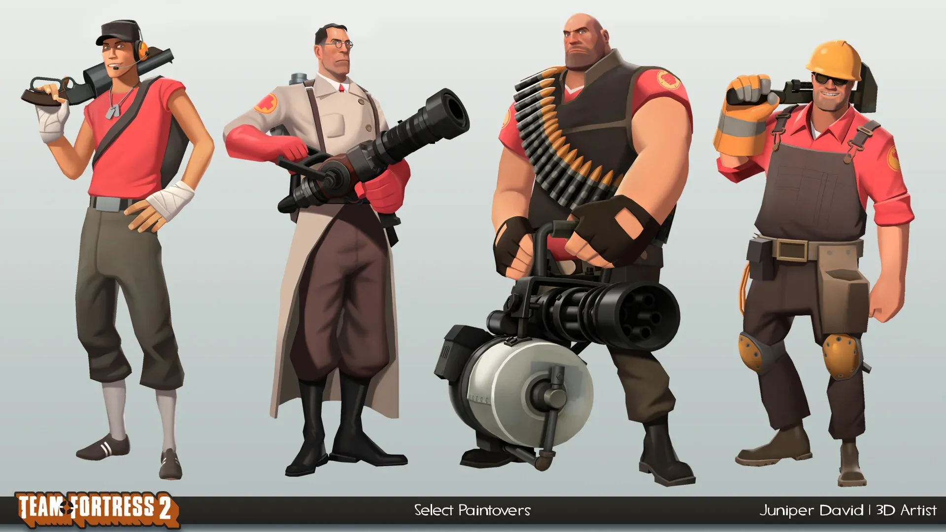 ArtStation - Team Fortress 2 Classic Mod - Game Art Assets