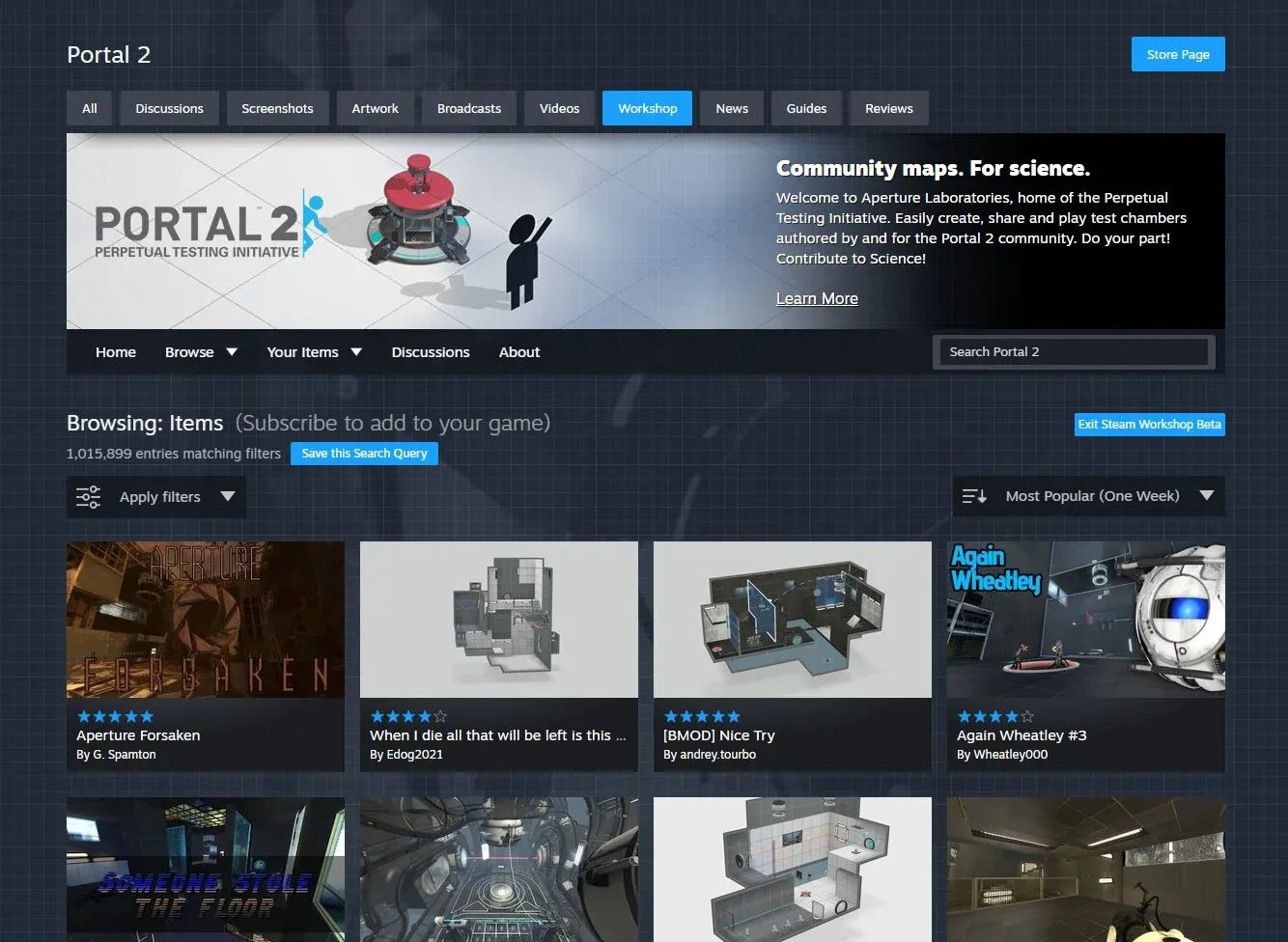Valve Overhauls Steam Workshop With Completely Rewritten Pages and Faster Browsing