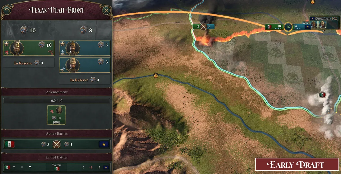 Artillery battalion detail view