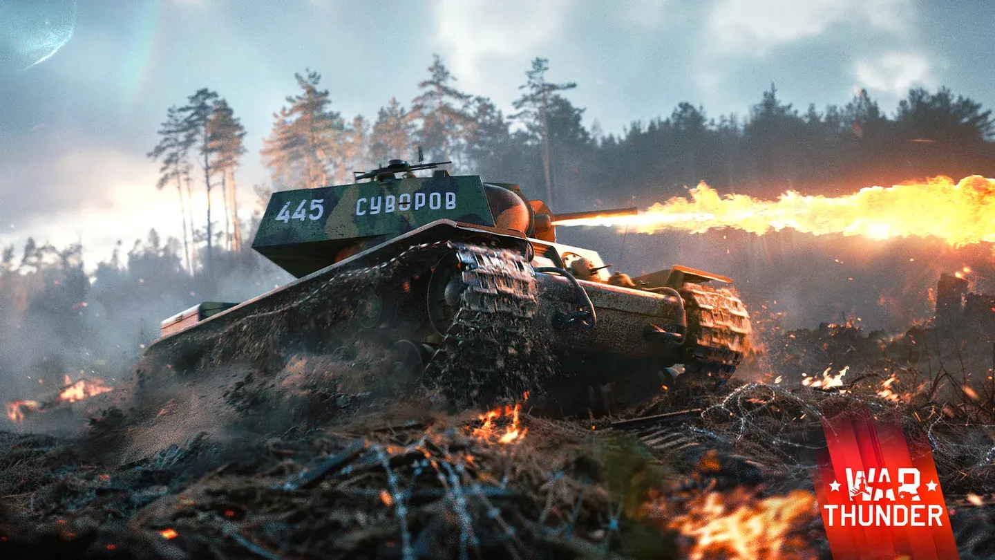 KV-8 in the War Thunder hangar