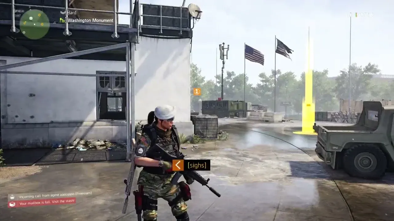 Cover-based combat in D.C.