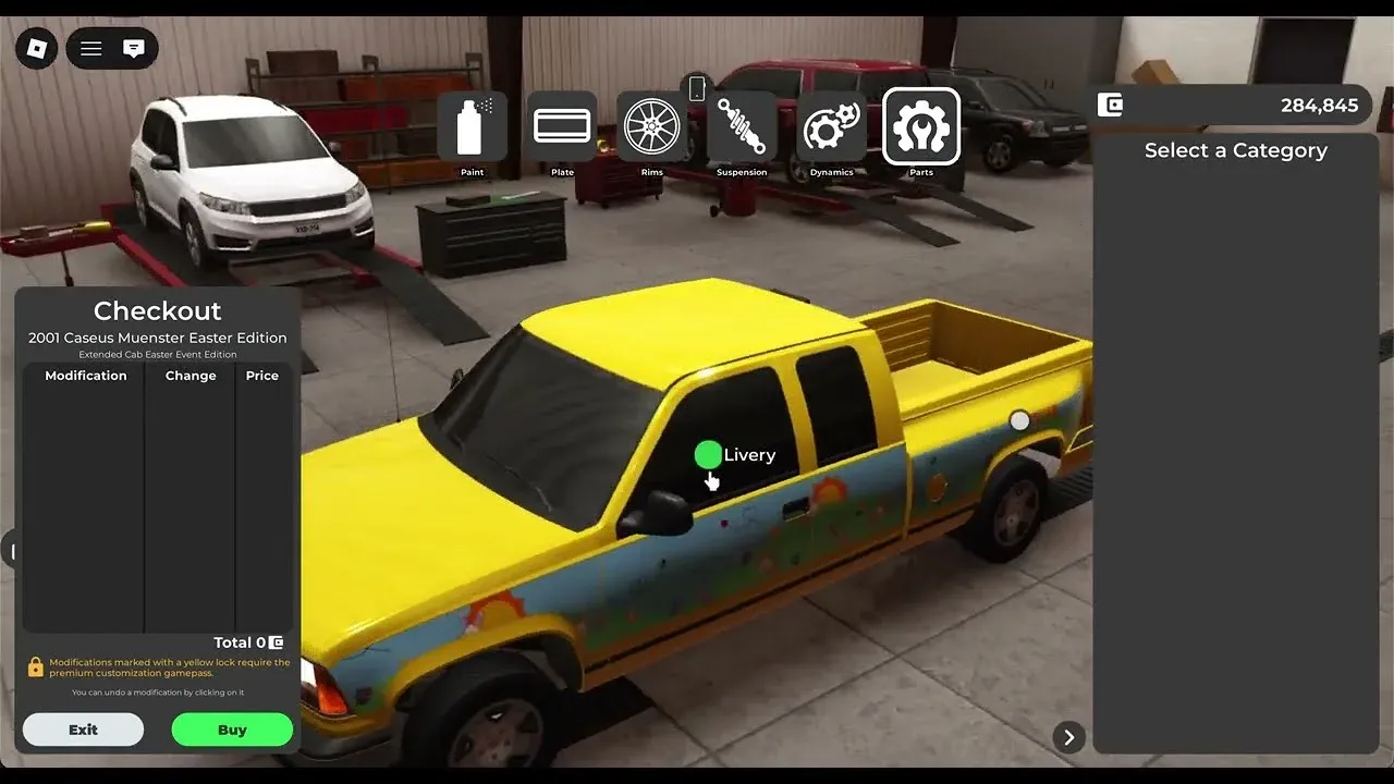 The Easter Edition truck reward