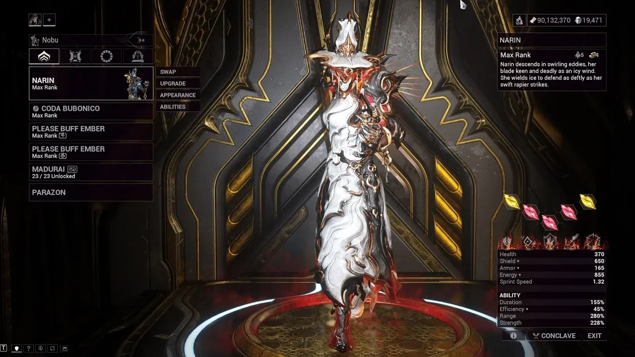 Warframe Narin Build Tier List: Beste Setups per Speelstijl