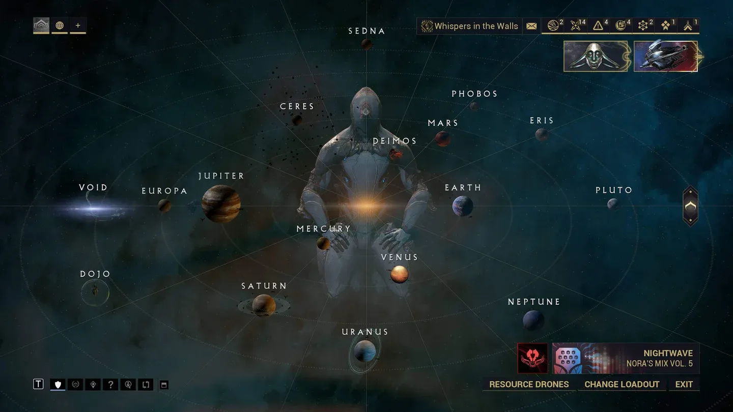 Star Chart node progression