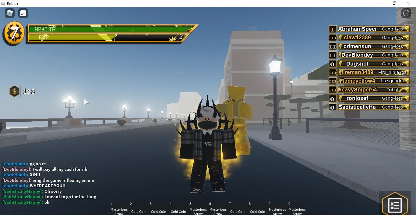 Stand Arrow roll screen