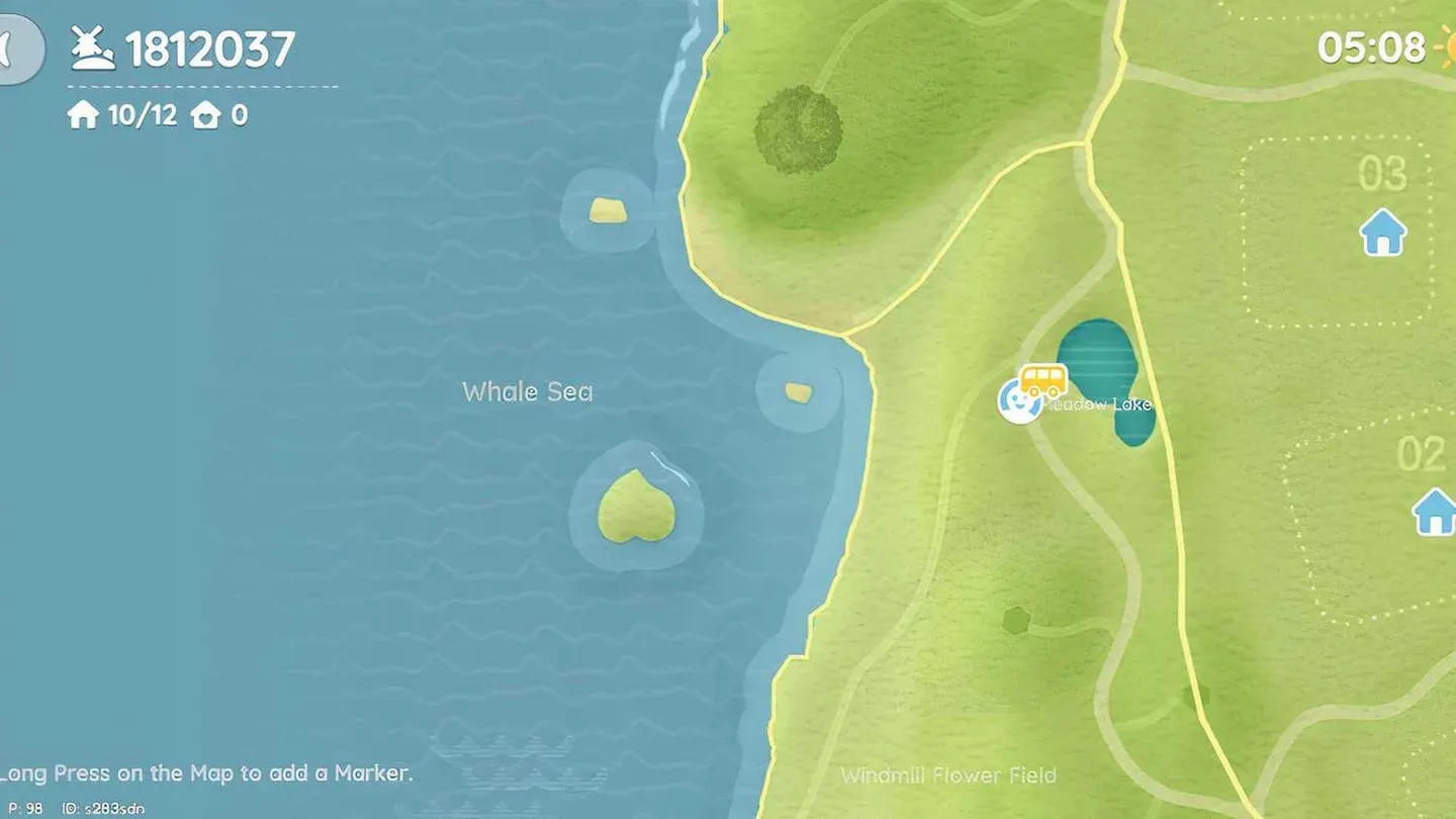 Whale Sea fishing spot