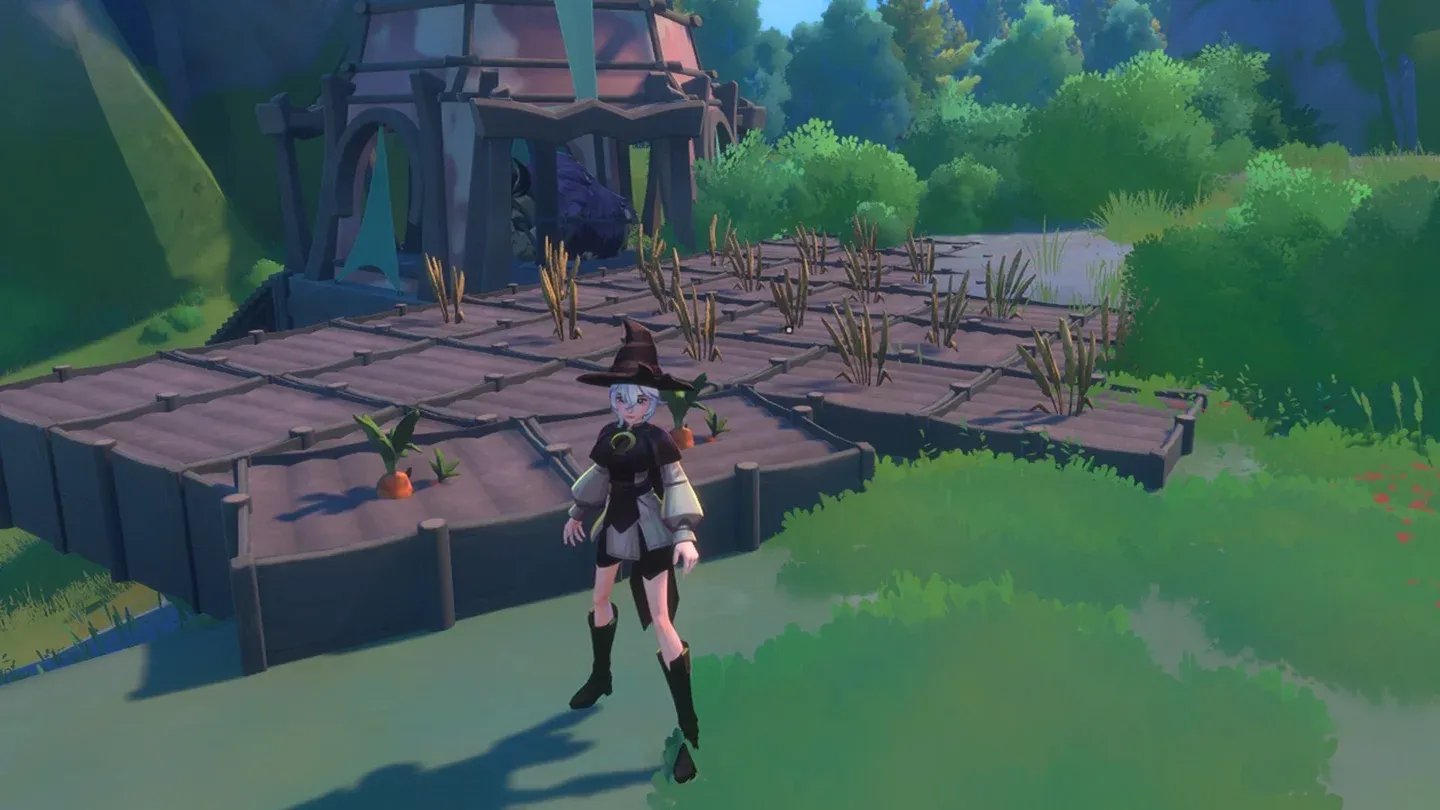 Blue outline confirms valid planting
