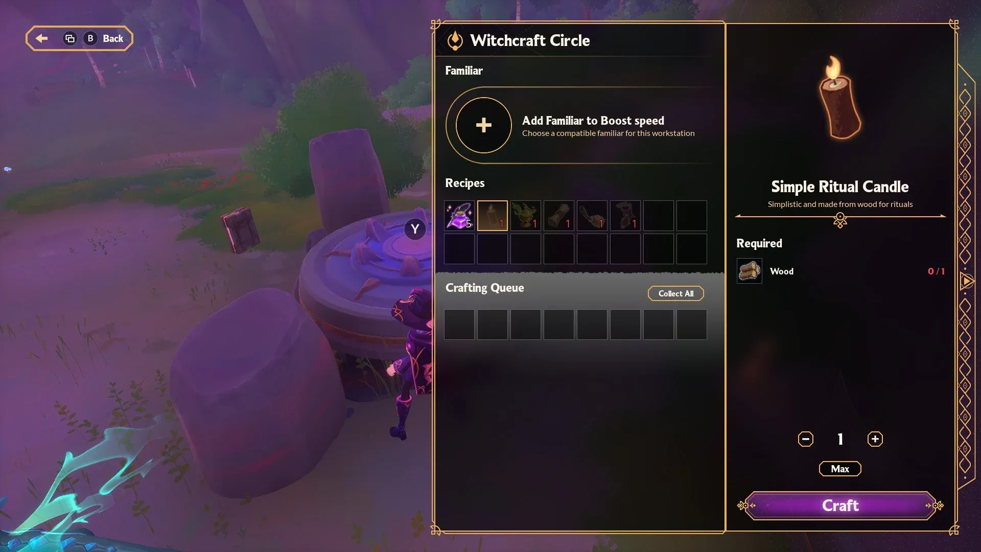 Gids voor Witchspire Ritual Candles en Fast Travel