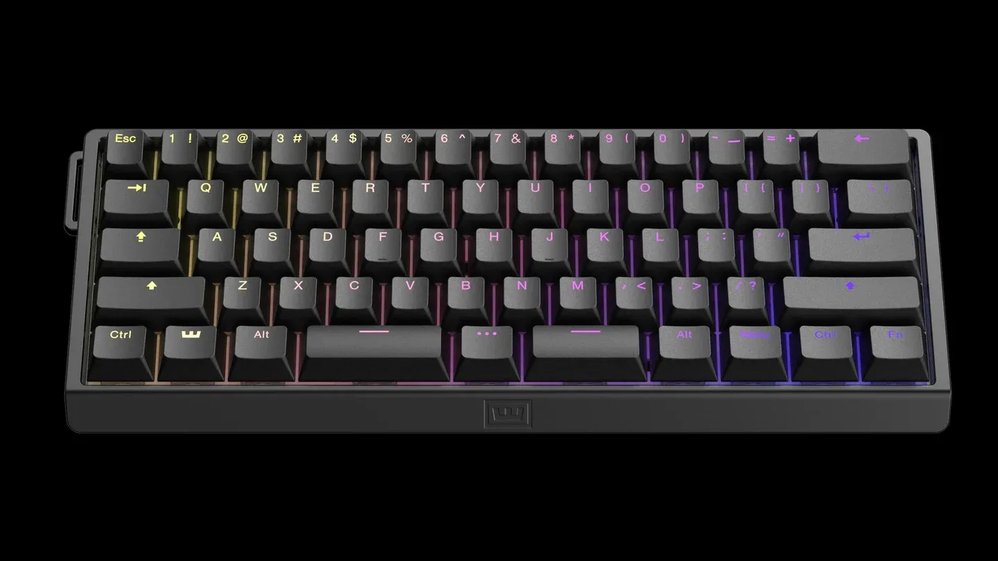 Three-key spacebar configuration
