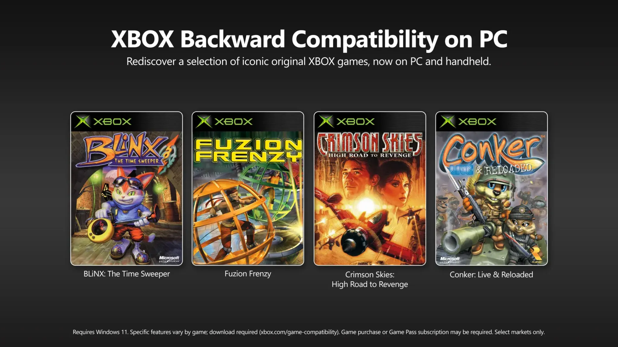 Xbox Backward Compatibility on PC Launches With Four Classic Games