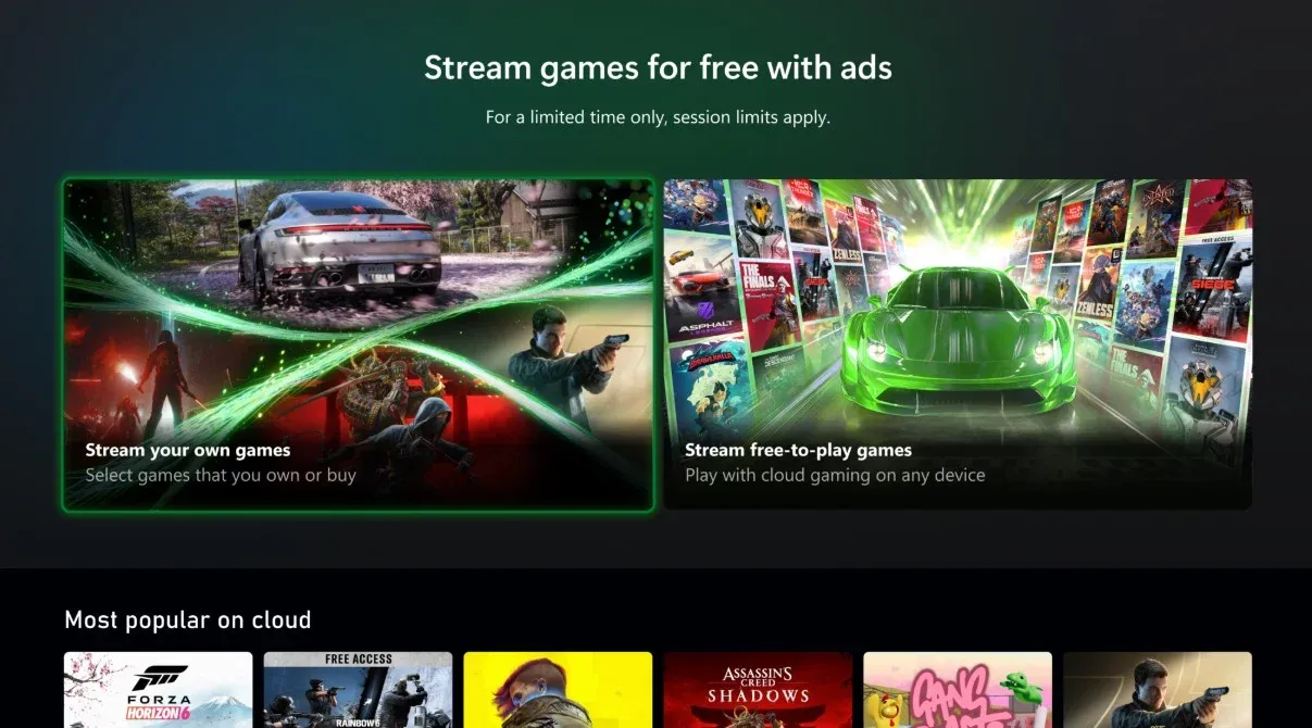 Xbox Free Cloud Gaming With Ads: How It Works