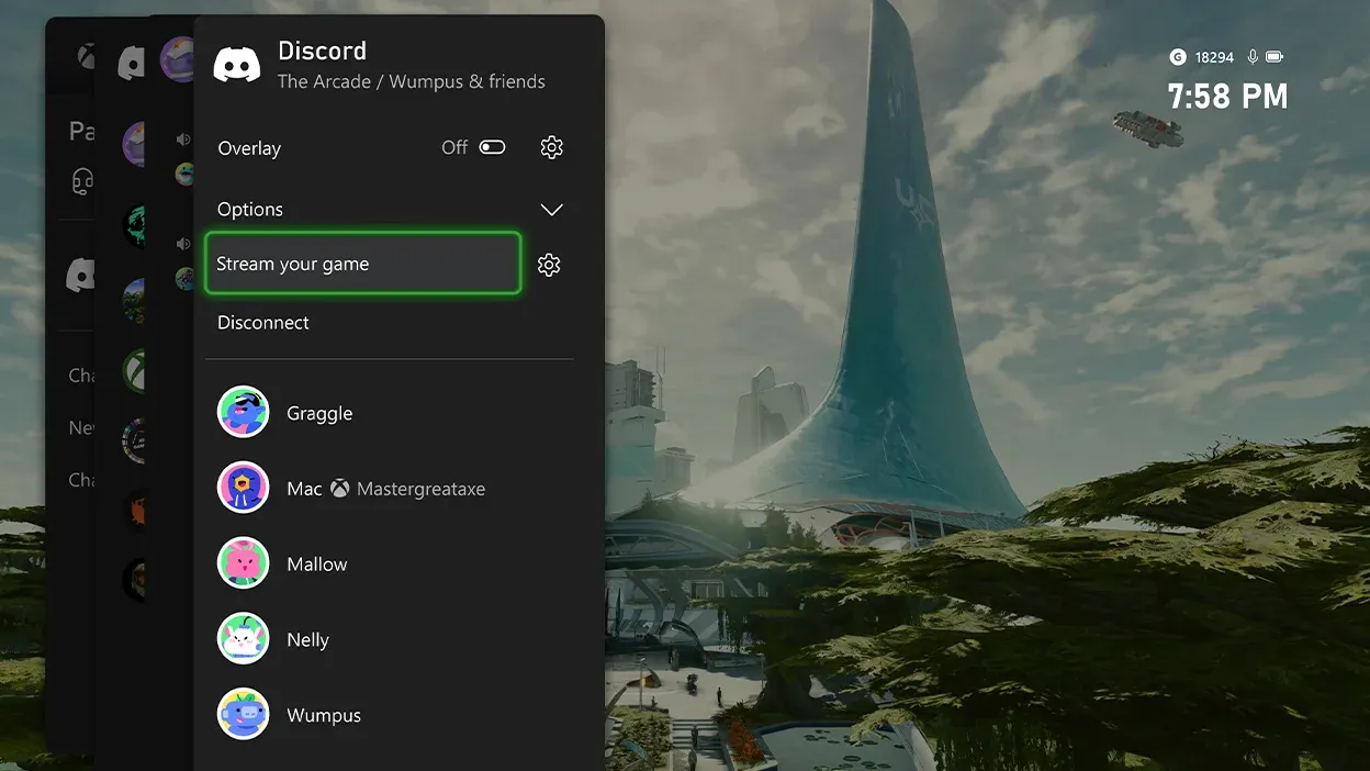 Xbox Series X home dashboard