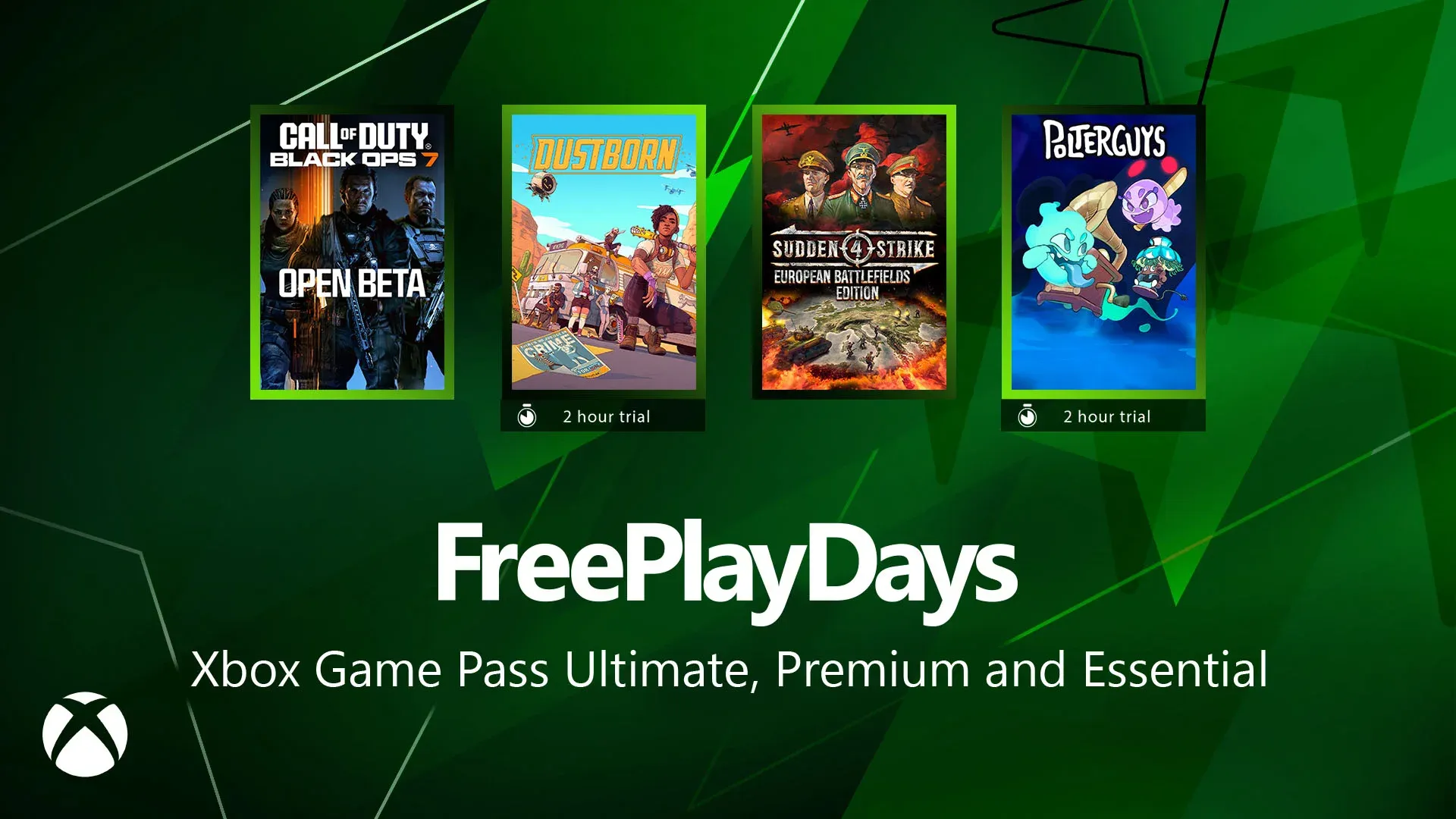 Xbox Free Play Days July 16-20: All Free Games Listed