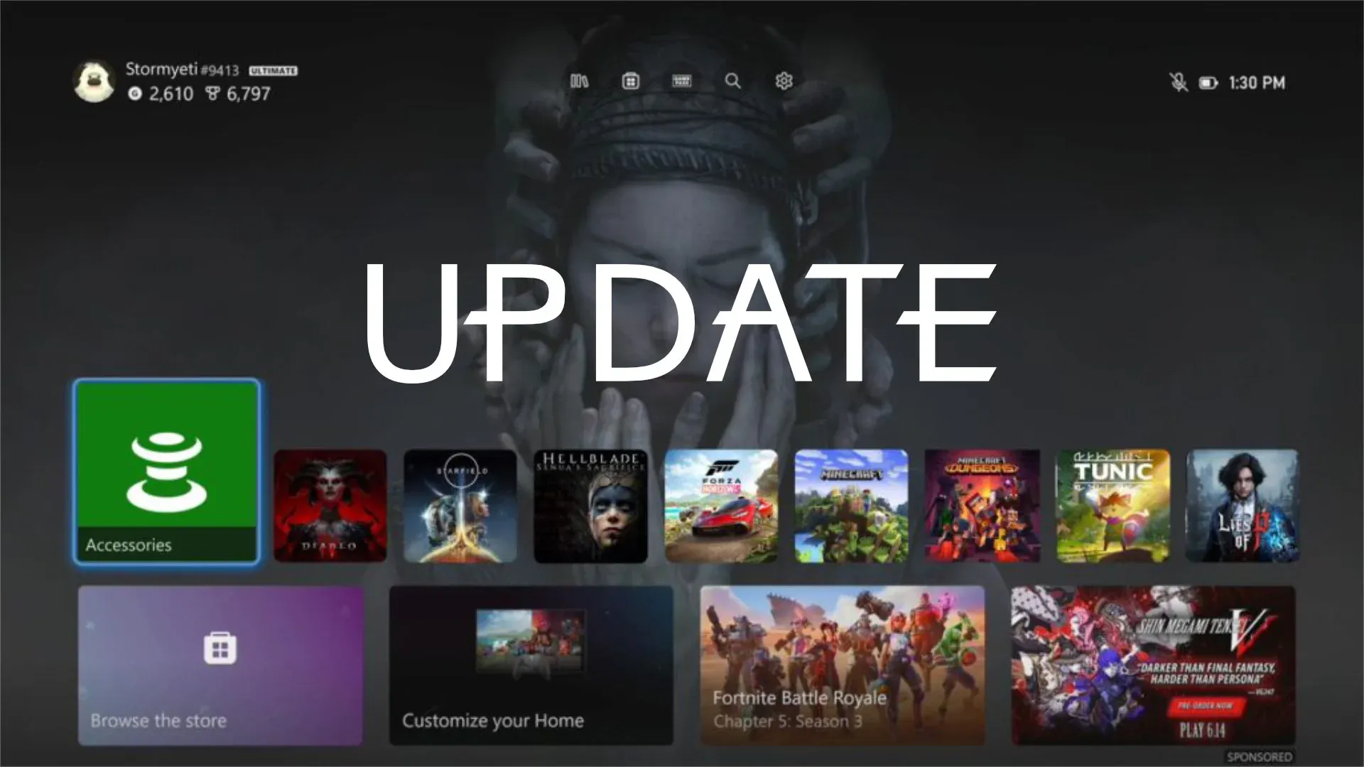 Xbox Hints at a Big Console Update Coming Next Week